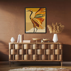 Crane Golden Wings — Crane Golden Wings Brown Room Clean port 68