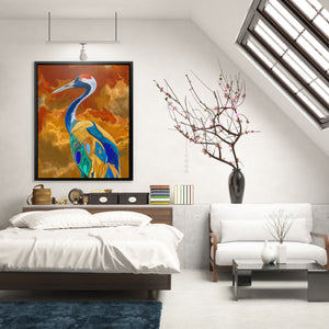 Crane Inferno Rising — Crane Inferno Rising Lighted Room 149