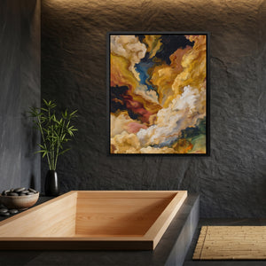 Crane Sumi-e — Crane Sumi e Bamboo Bathroom Port 11