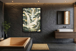 Crane Waterfall Pines — crane waterfall pines small bathroom interior 1port framed black