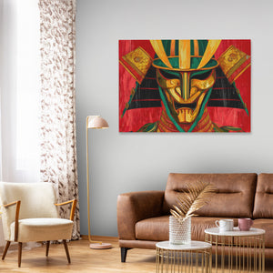 Crimson Samurai Mask — Crimson Samurai Mask New Curtains Land 159