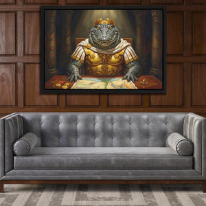 Crocodile Royal Ruler — Crocodile Royal Ruler Luxury Wood Walls 175