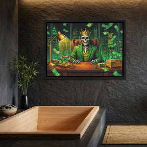 Crown Bones Empire - Luxury Wall Art