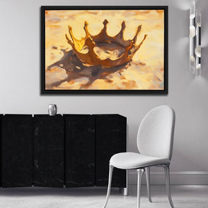 Crown in the Sand - Luxury Wall Art
