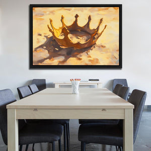 Crown in the Sand - Luxury Wall Art