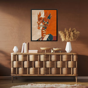 Crowned Bone Executive - Luxury Wall Art