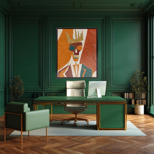 Crowned Bone Oracle II - Luxury Wall Art