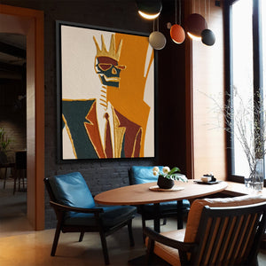 Crowned Bone Oracle - Luxury Wall Art