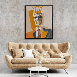 Crowned Corporate Mortality - Luxury Wall Art