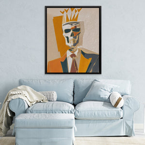 Crowned Corporate Mortality - Luxury Wall Art