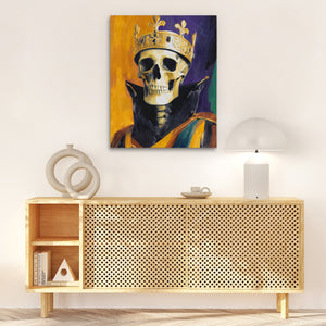 Crowned Death Portrait II - Luxury Wall Art