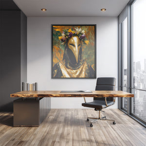 Crowned Plague Healer - Luxury Wall Art