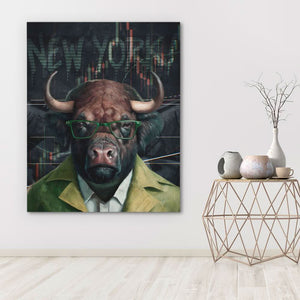 Crypto Bullish - Canvas Wall Art