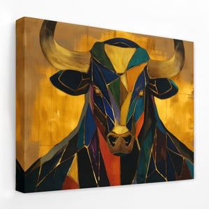 Crystal Bull Genesis - Luxury Wall Art