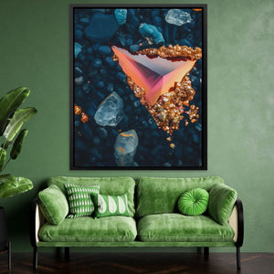 Crystalline Flow - Luxury Wall Art