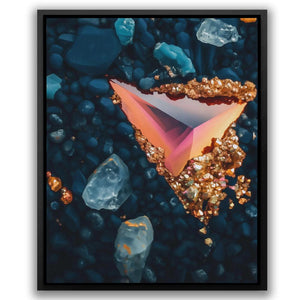 Crystalline Flow - Luxury Wall Art