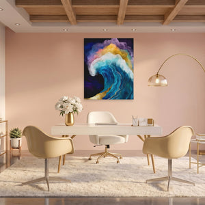 Curling Wave Barrel - Luxury Wall Art