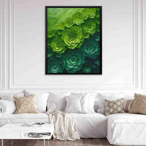 Daily Greens - Wall Art in Black Frame