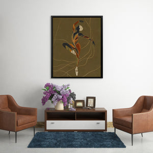 Dancer's Copper Leap - Luxury Wall Art