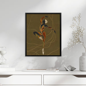 Dancer's Copper Leap - Luxury Wall Art