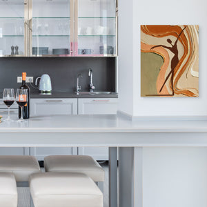 Dancing Through Amber - Person Canvas Print