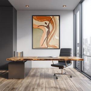 Dancing Through Amber - Framed Art Print