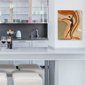 Dancing Through Amber - Luxury Wall Art