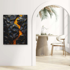 Dark Honey - Abstract Wall Art Print
