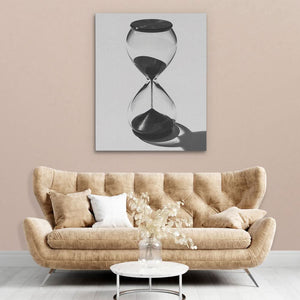 Dark Hourglass - Contemporary Canvas Wall Art