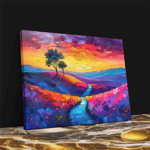 Dawn Meadows - Colorful Wall Art