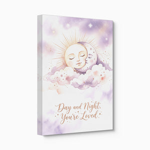 Day and Night, You're Loved โ day and night, you're loved angled flush print