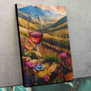 Day at the Vineyard - Colorful Wall Art