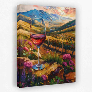 Day at the Vineyard - Country and Farm Canvas Wall Art