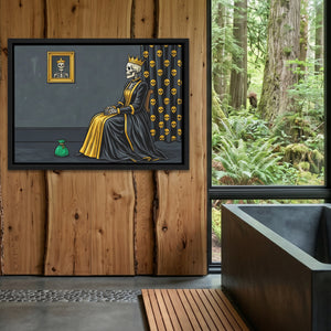 Death's Golden Throne — Death's Golden Throne Outdoor Bathroom Log Land 148