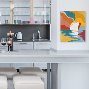 Deco Ocean Voyage - Luxury Wall Art