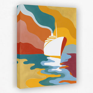 Deco Ocean Voyage - Luxury Wall Art
