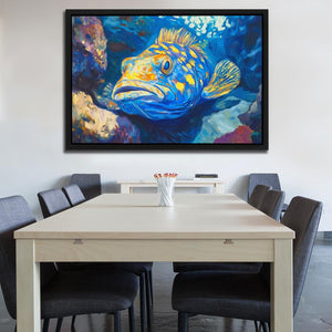 Deep Blue Rockfish - Luxury Wall Art
