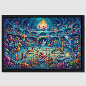 Deep Sea Olympics - Luxury Wall Art