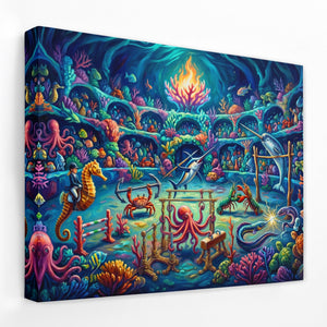 Deep Sea Olympics - Luxury Wall Art