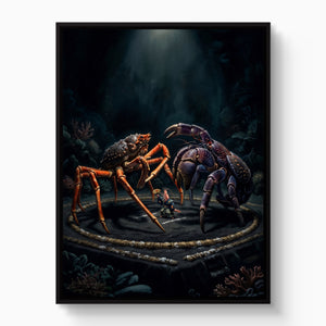 Deep Sea Sumo โ deep sea sumo white studio framed black