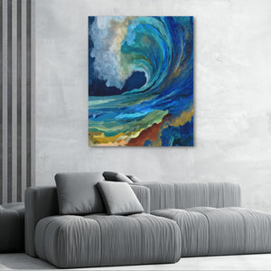 Deep Wave Breaking - Luxury Wall Art