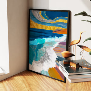 Deep Wave Sumi-e — Deep Wave Sumi e New Living Room Wall Apartment Zoom 196