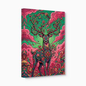Deer Bloom - Luxury Wall Art