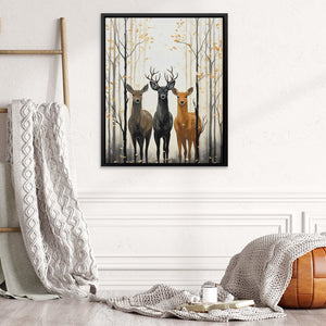 Deer Friends - Animals Art
