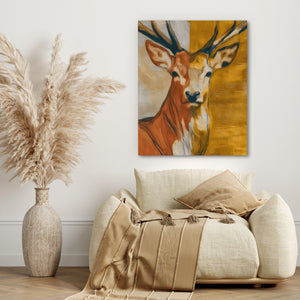 Deer Golden Profile — Deer Golden Profile beige couch 317