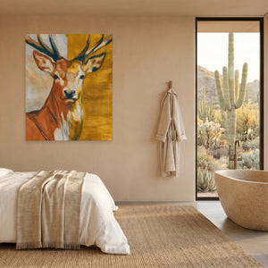 Deer Golden Profile — Deer Golden Profile Desert Home Port 117