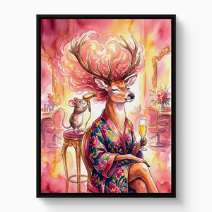 Deer's Styling Session — deer's styling session white studio framed black