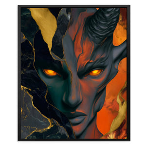 Demons Ember Stare - Luxury Wall Art