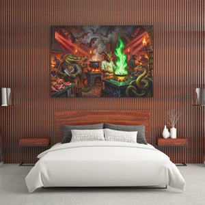 Demons Hellfire Chef — Demons Hellfire Chef Wood Bedroom Landscape 197