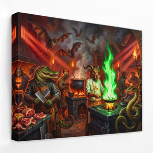 Demons Hellfire Chef — Demons Hellfire Chef Landscape Side View Mirror Wrap 69